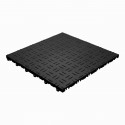 Klickfliese Riffelblechoptik schwarz